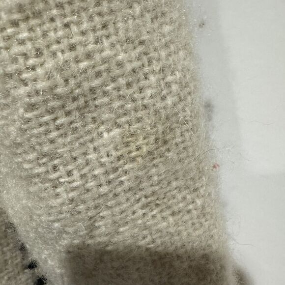 Beautiful Vintage Jacket Made In Greece 70s Bohemian Embroidery Cream Zip Up - Picture 6 of 14